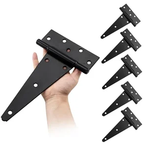 Home Master Hardware 10 inch heavy duty gate hinges 6 pack