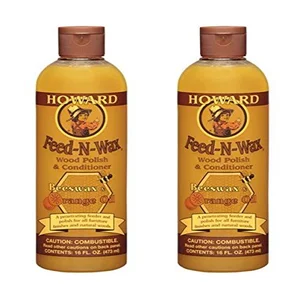 Howard Feed-N-Wax 16 ounce wood polish and conditioner