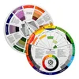 JimKing creative color wheel paint mixing learning guide