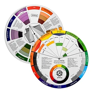 JimKing creative color wheel paint mixing guide