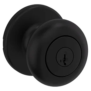 Kwikset Cove entry door knob with lock and key