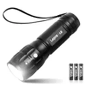 Small LED flashlight with adjustable focus