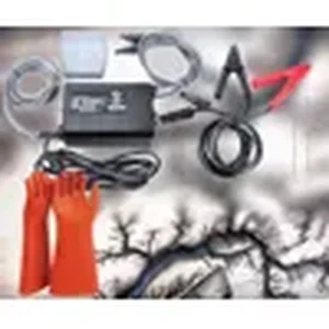Lichtenberg fractal wood burning kit with transformer and clamps