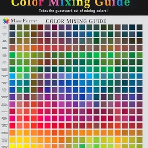 Magic Palette color mixing guide 11.5 inch