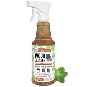 Mighty Mint plant based wood cleaner and conditioner spray