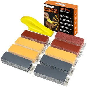 180 piece mini detail sanding kit assorted grit