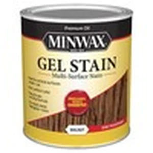 Minwax gel stain walnut quart can