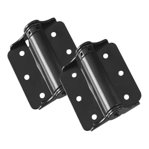 National Hardware adjustable spring hinge 2 pack black