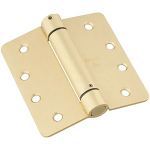 National Hardware spring loaded door hinge brass