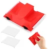 Paint edger trimmer for corner and ceiling lines with pad refills