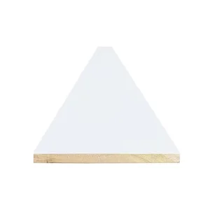 Primed solid poplar board thin sawn wood trim
