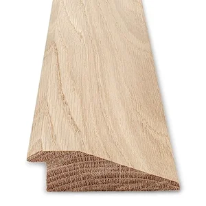 Red oak floor transition strip three quarter inch overlap