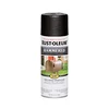 Rust-Oleum Stops Rust hammered spray paint in black