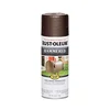 Rust-Oleum hammered spray paint in brown