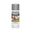 Rust-Oleum hammered spray paint in silver