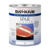 Rust-Oleum marine spar varnish for sealing a restored wooden front door