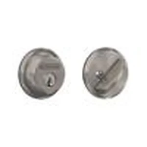 Schlage single cylinder front door deadbolt satin nickel