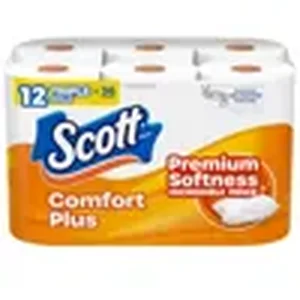 Scott ComfortPlus 1-ply septic safe toilet paper