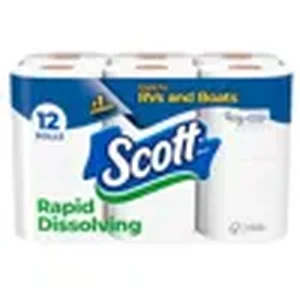 Scott Rapid-Dissolving Toilet Paper pack, septic safe