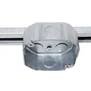 Sealproof ceiling fan and light electrical box mounting brace