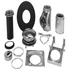 Selkirk Metalbestos 8-Inch Complete Stove Thru Wall Kit