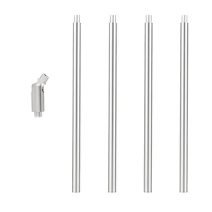 M10 threaded extension rod with sloped ceiling adapter kit
