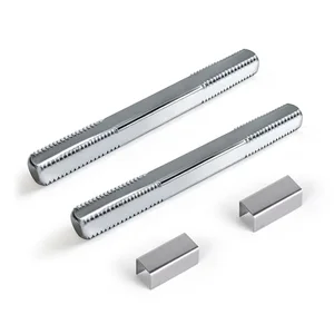 Square door knob spindle 2 pack for mortise lock
