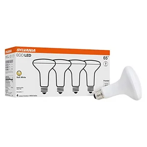 Sylvania ECO LED BR30 dimmable light bulb 4 pack