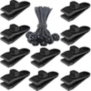 Heavy duty lock grip tarp clips for patio tarp