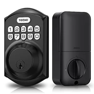 TEEHO keyless entry deadbolt with keypad, matte black