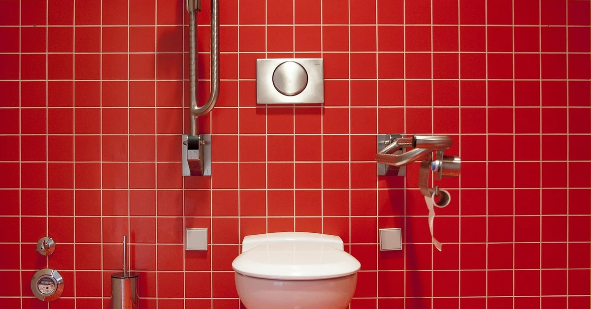 Clean toilet bowl after removing hard water scale buildup