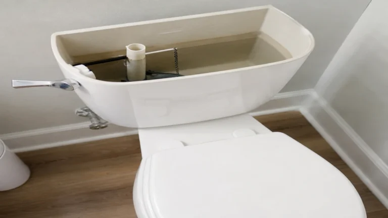 Open toilet tank checked when water runs but the toilet will not flush