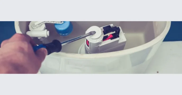Hand adjusting toilet tank fill valve and flapper with screwdriver