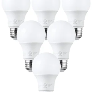 TORCHSTAR A19 LED light bulb 6 pack dimmable 60W equivalent