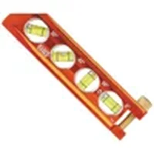 Magnetic torpedo level for leveling bottom track