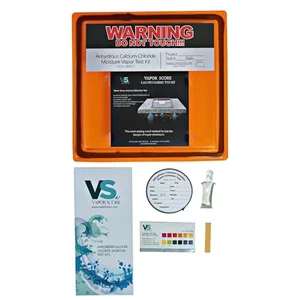 Vapor Score moisture tester for concrete slab calcium chloride