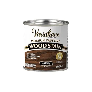 Varathane dark walnut wood stain can