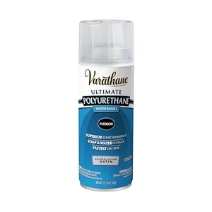 Varathane water based ultimate satin polyurethane spray