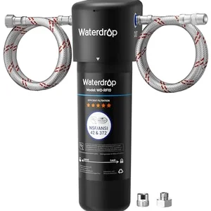 Waterdrop under sink water filter system twin cartridge unit