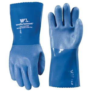 Wells Lamont PVC chemical resistant work gloves