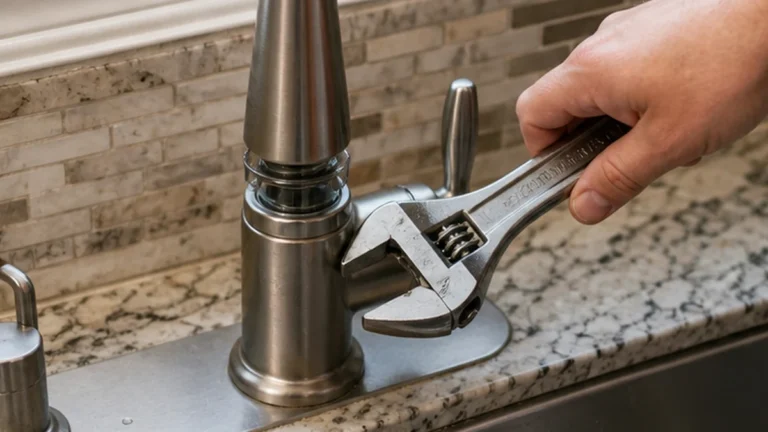 What Size Wrench Do You Need for a Kitchen Faucet?: practical home repair inspection