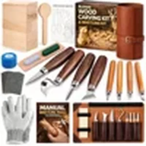 Wood carving knife kit for beginner sculptors