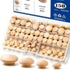 Wood plugs assortment 4 sizes for screw hole covers