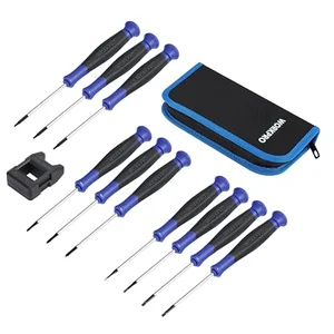 WORKPRO 10 piece precision screwdriver set with pouch