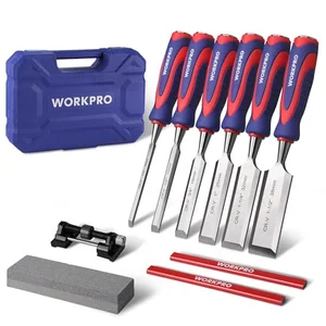 WORKPRO 10 piece wood chisel set for woodworking
