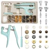 YUSBUTON metal and plastic snap button kit with fastener pliers