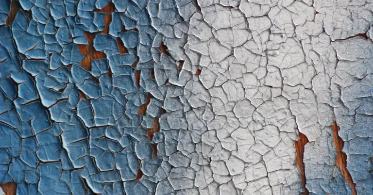 Wall paint bubbling and peeling from moisture damage
