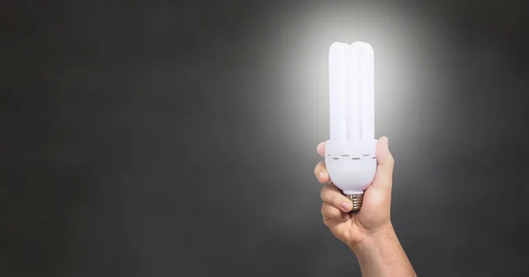 LED light bulb being installed in a ceiling fan light fixture