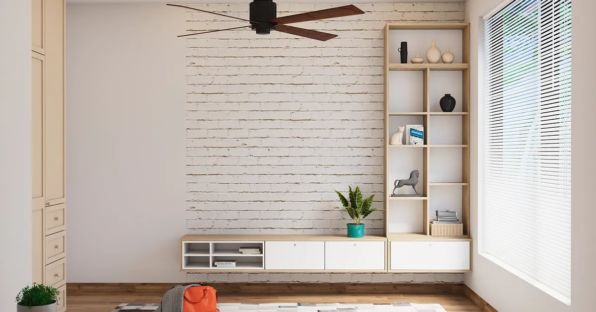 Ceiling fan with an integrated light fixture, the type affected by wiring or bulb issues