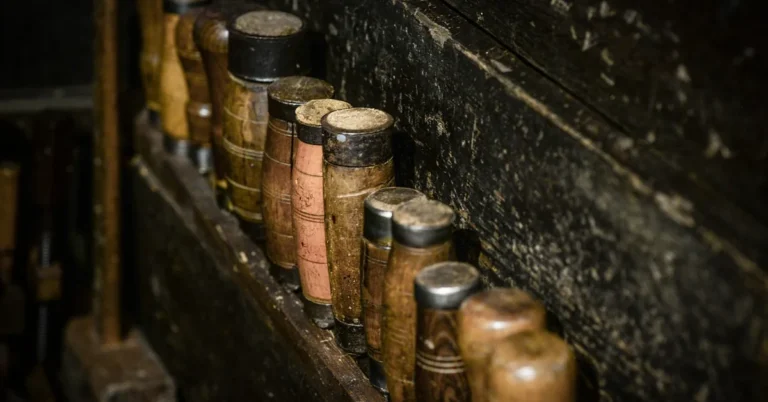 Wood chisel and mallet used for paring and chopping woodworking joints